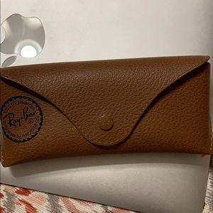 Orange/Red Lens Rayban Aviators